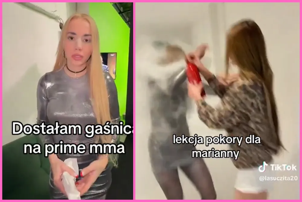 Marianna Schreiber oberwała gaśnicą. Atak na konferencji Prime MMA hitem sieci