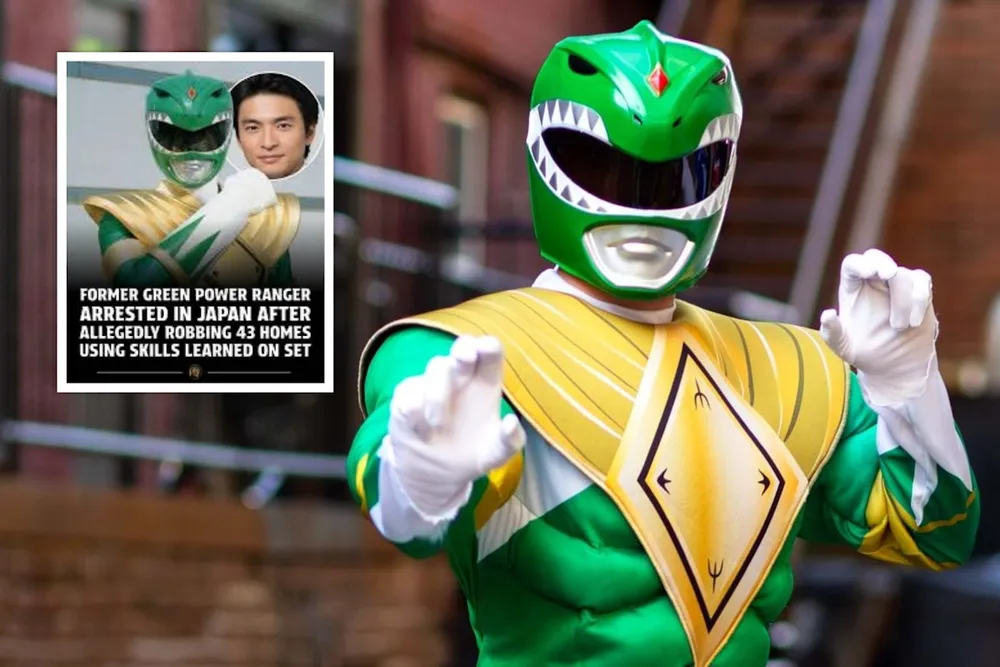 Power Ranger po ciemnej stronie mocy. Policja łączy aktora z 43. włamaniami!