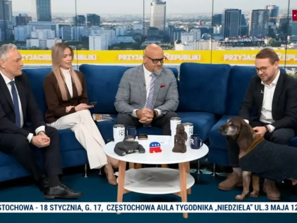 Niecodzienny gość w "Przyjaciołach Republiki". Kogo przyprowadził Jacek Ozdoba? WIDEO