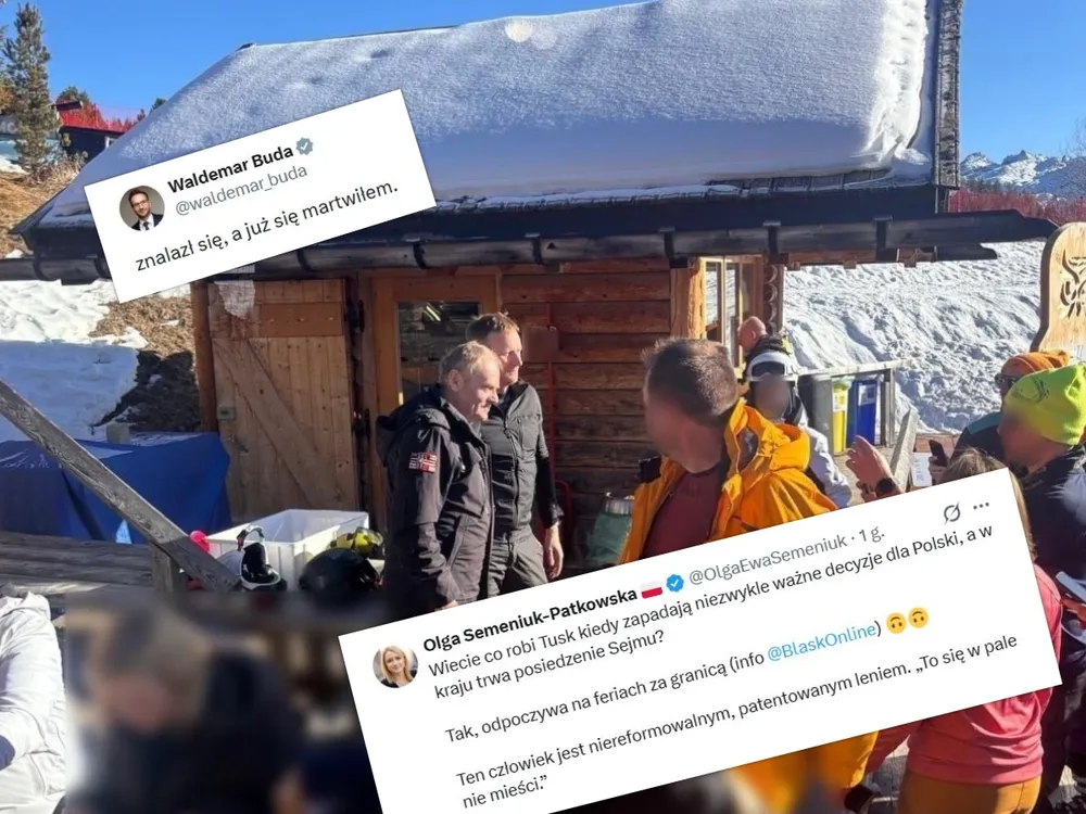 "Znalazł się!" Internet reaguje na Tuska w Dolomitach