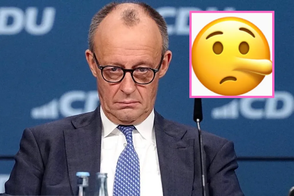 Niemcy scigają emeryta. Skomentował wizytę kanclerza i opatrzył emotką
