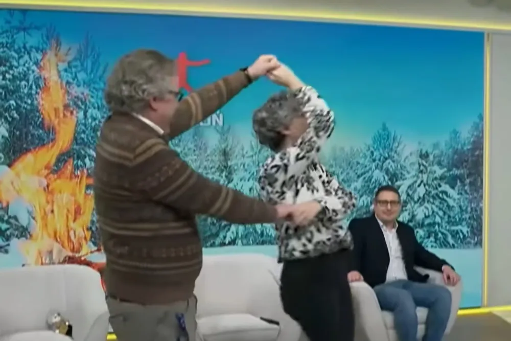 Co tam się wydarzyło?! Szalone tańce w studiu TV Republika