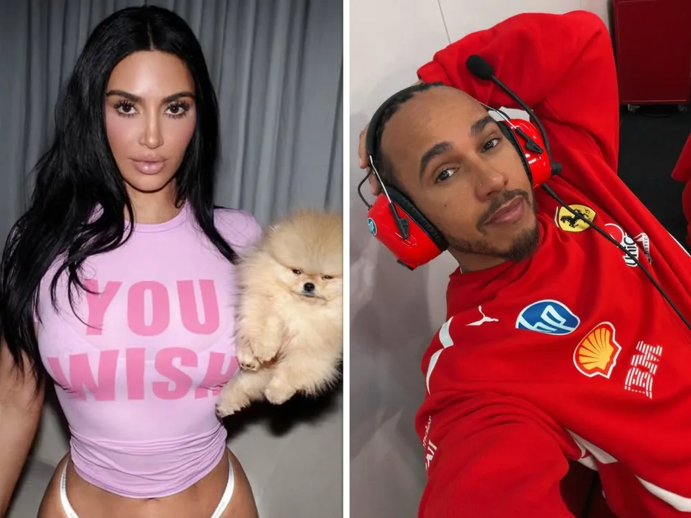 Kim Kardashian i Lewis Hamilton są parą? Paparazzi przyłapali ich na pocałunku [ZDJĘCIA]