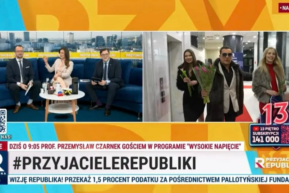 Marjano w Dzień Kobiet w studiu Republiki. „Przytulajcie swoje kobiety”. Zapowiedział też nowy hit