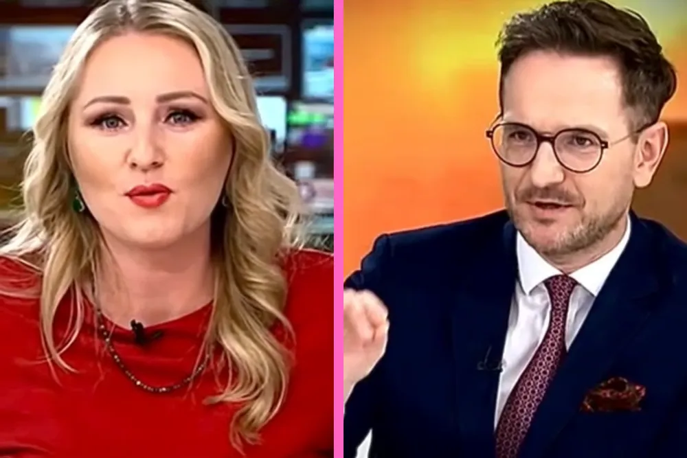 Waldemar Buda zrobił to na żywo w programie Borkowskiej. „Trzy sekundy mi to zajęło”