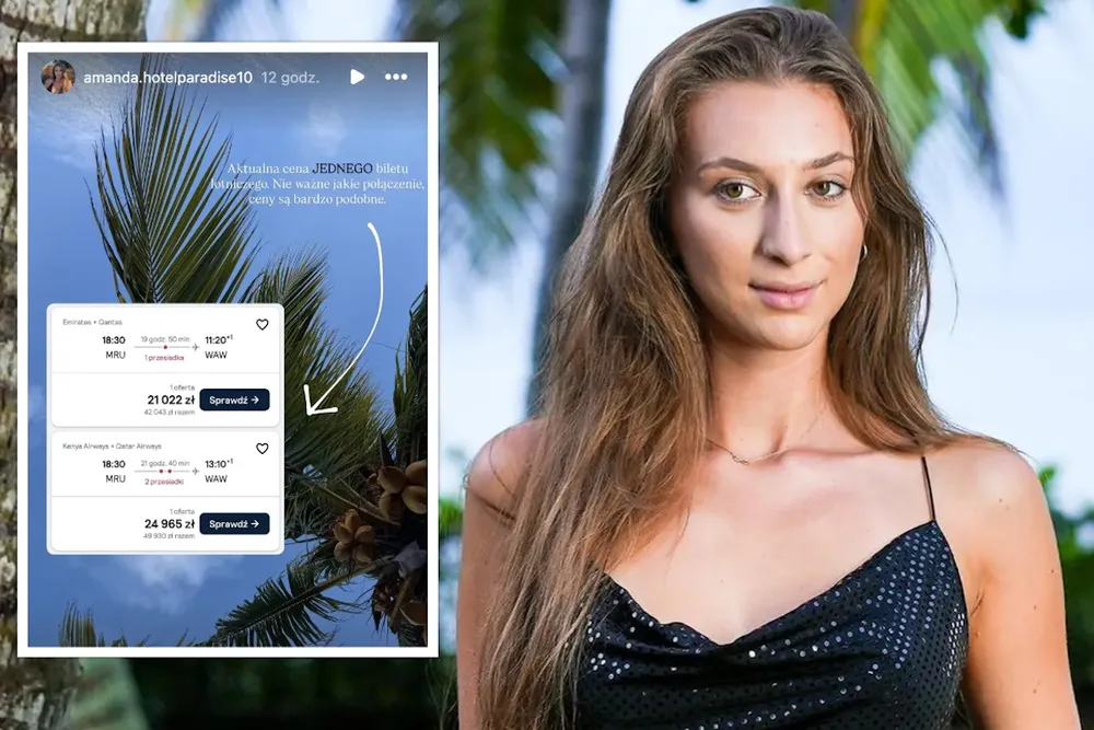 Gwiazda „Hotelu Paradise” utknęła na Mauritiusie. Pokazała ceny biletów – kwota zwala z nóg