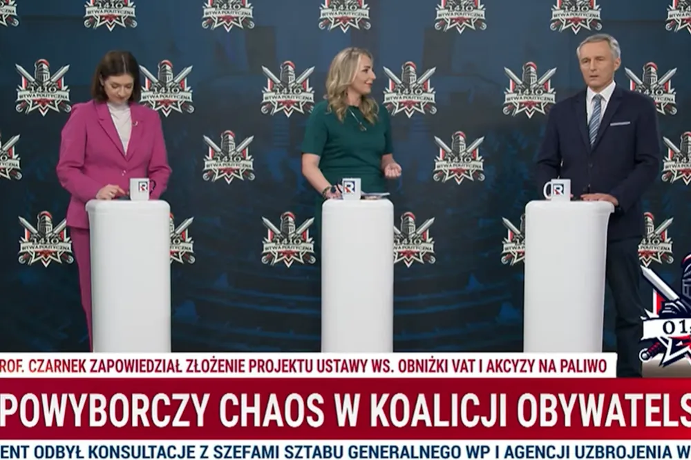 Niebezpieczna sytuacja na antenie Republiki. Prowadząca musiała interweniować [WIDEO]