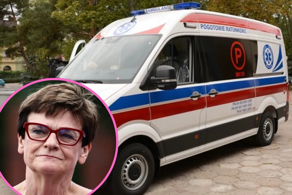 Afera karetkowa w Knurowie. Dyrektor szpitala miał zabrać ambulans po krewną posłanki KO