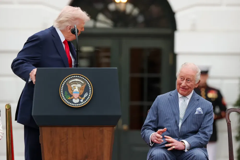 Trump ujawnił sekret swojej matki. Karol III nie krył zaskoczenia