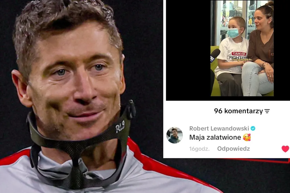 Kilka godzin wystarczyło. Robert Lewandowski reaguje na słowa 11-letniej Mai