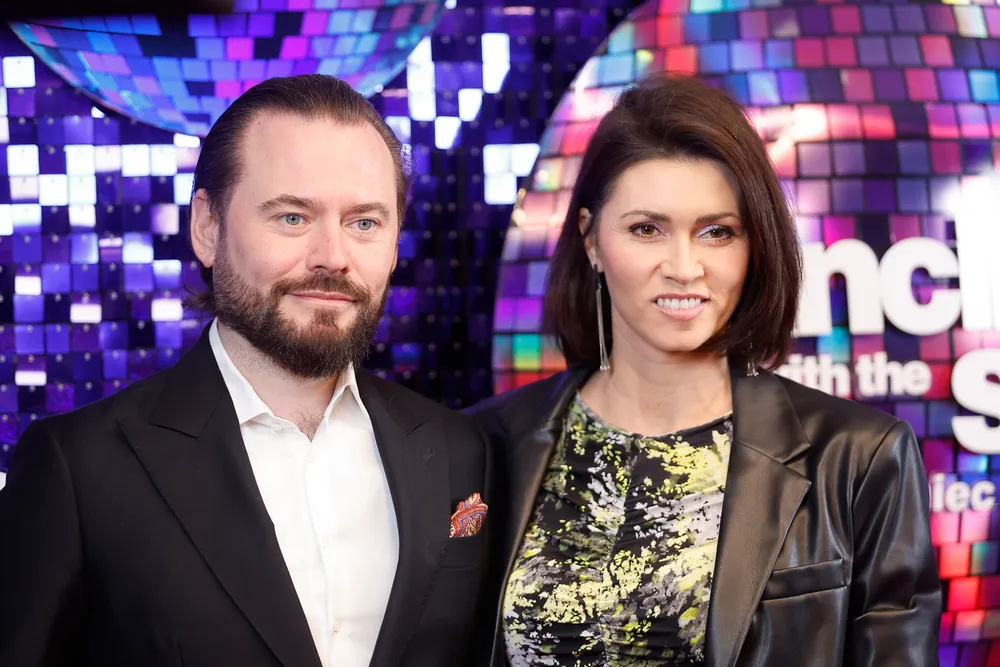 Krzysztof Stanowski w "Tańcu z Gwiazdami". Pojawił się wraz z żoną