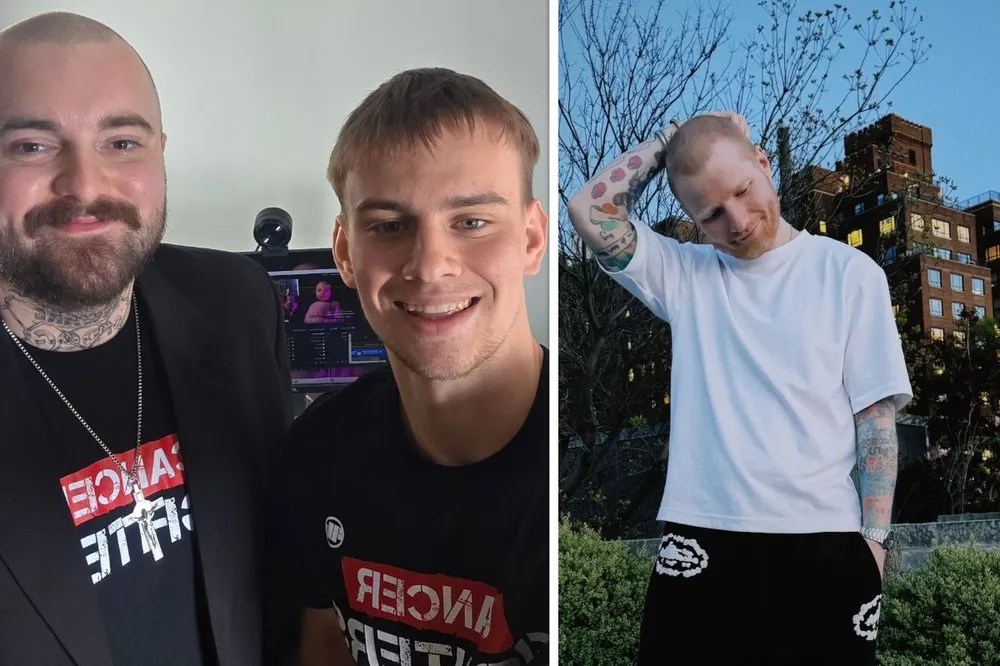 Ed Sheeran nieświadomie dołączył do akcji Łatwogang. Muzyk już nagrał z Polakiem piosenkę