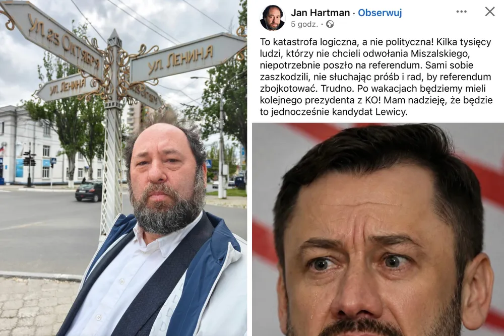 Jan Hartman skasował własny wpis o referendum. Wieszczy, kto będzie następnym prezydentem Krakowa