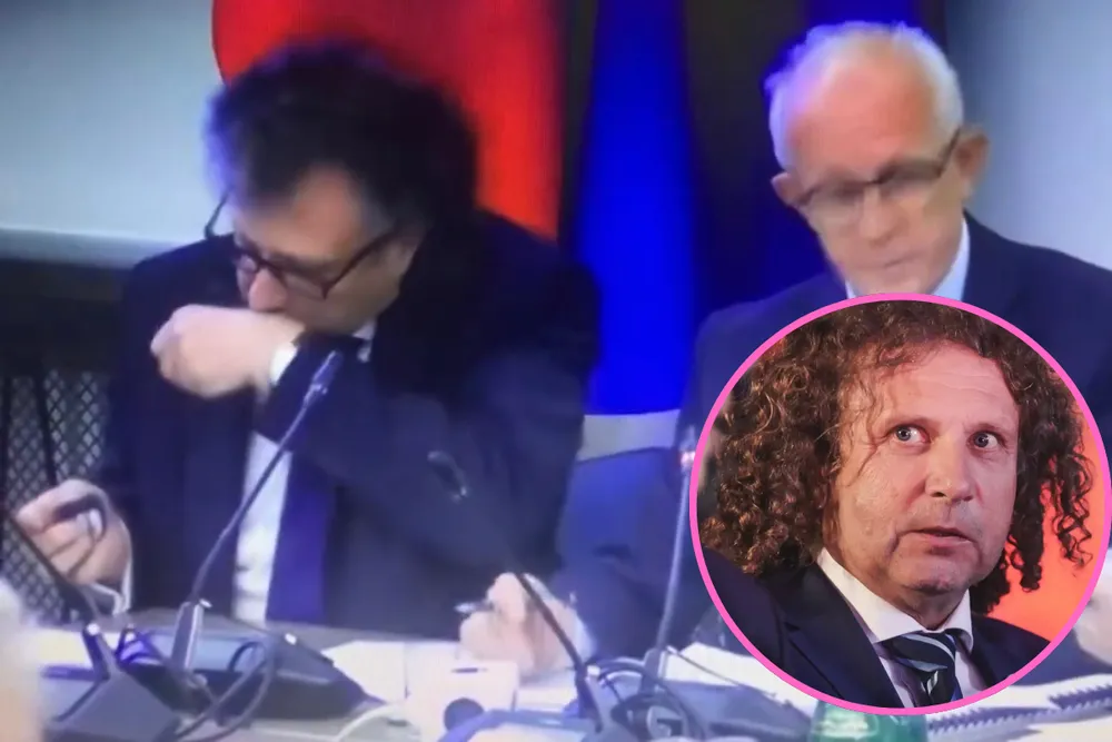 Co wciąga nosem Karnowski na posiedzeniu komisji sejmowej?