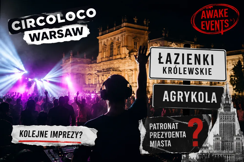Kolejne techno-party pod patronatem Trzaskowskiego. Teraz chcą wejść do Łazienek i na Agrykolę