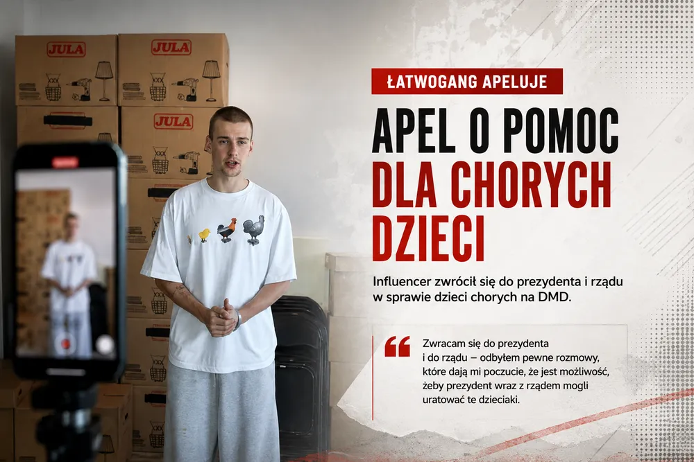 „Możemy razem uratować te dzieciaki”. Łatwogang zwrócił się do prezydenta i rządu