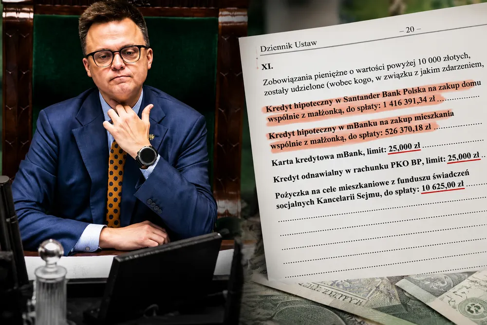 Miliony zobowiązań w oświadczeniu Hołowni. Ujawniono wysokość kredytów