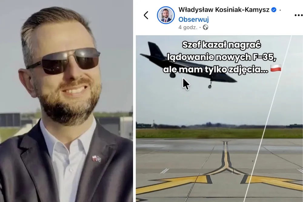Ale wpadka! Kosiniak-Kamysz wrzucił nagranie o F-35 i rozbawił internet