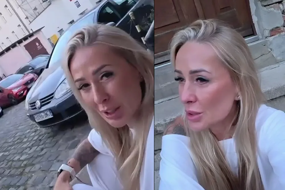 Dramat pod bramą aresztu. Sylwia Peretti przejechała 600 km, żeby odebrać męża. Wróciła z niczym