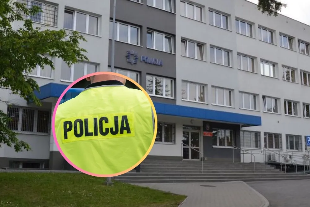 Gruba zadyma w Chełmie. Pijany policjant zaparkował w ścianie własnej komendy
