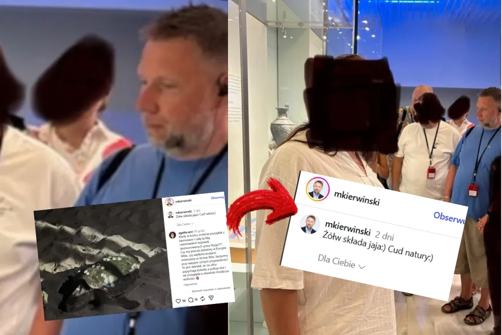 Powodzianie okradzeni na miliony, a Kierwiński podziwia żółwie na rajskich wakacjach