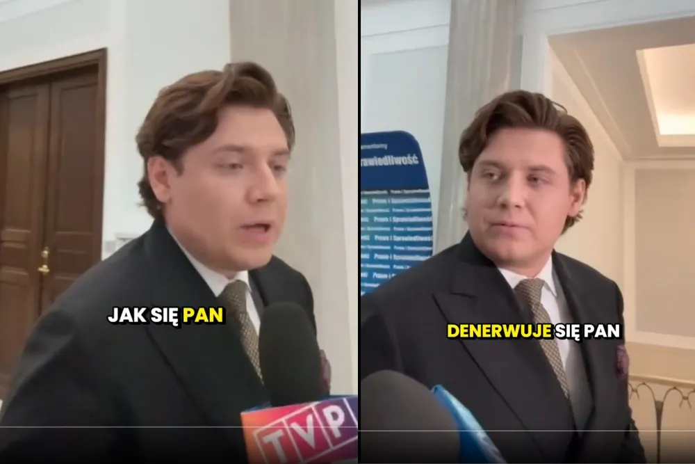 Skandal w Sejmie. Pracownik TVP starł się z posłem. Odpowiedź chyba go zabolała