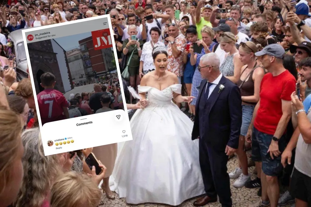 Mieli zobaczyć ślub Ronaldo, zobaczyli inną parę. Piłkarz miał najlepszą reakcję na zamieszanie