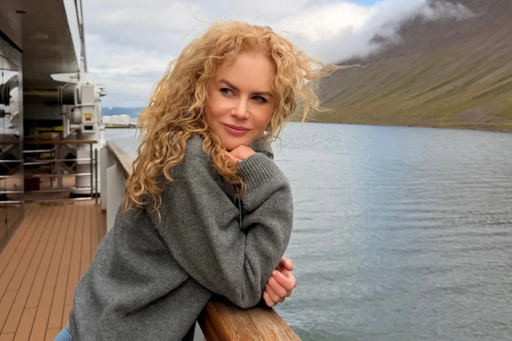 Nicole Kidman zachwyca na Islandii. Aktorka pokazała swoje naturalne loki [ZDJĘCIA]