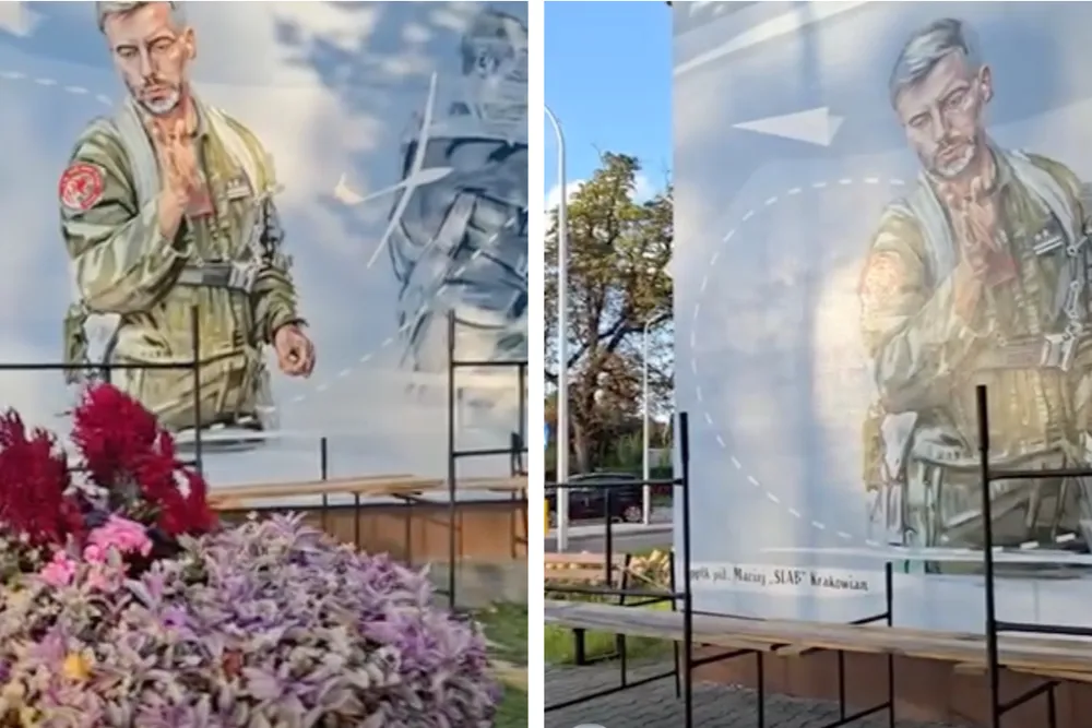 Maciej „SLAB” Krakowian został upamiętniony w Gostyninie. Wyjątkowy mural jest już gotowy