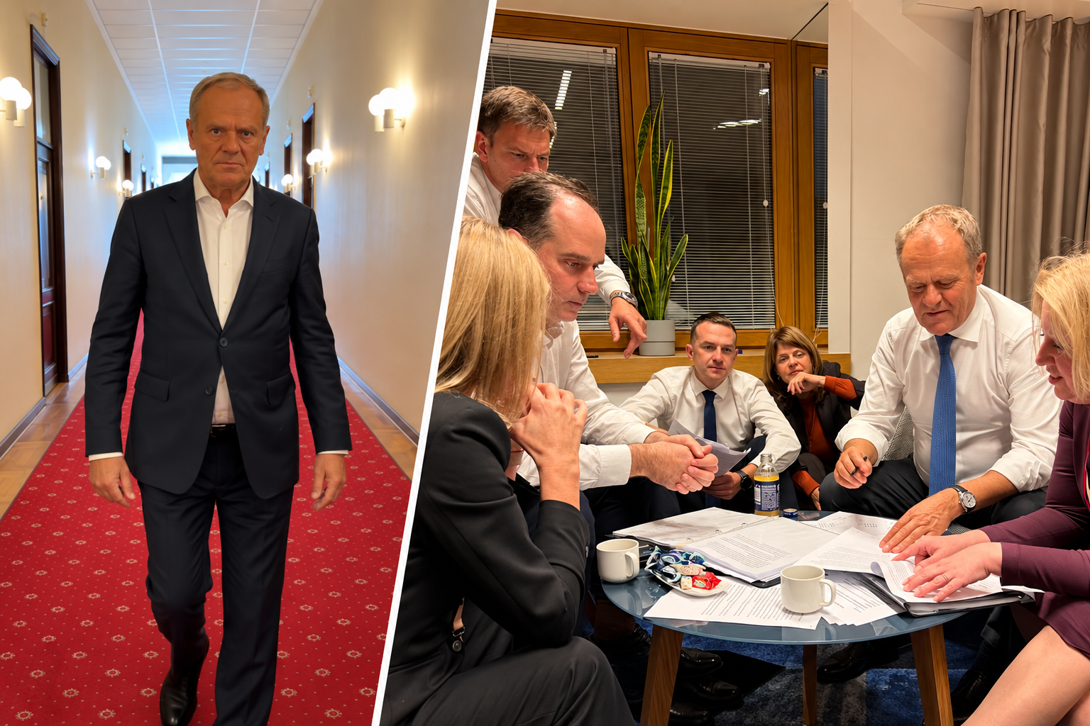 Polacy zaciskają pasa, a premierowi w pasie przybywa... Tuskowi zdecydowanie służy władza