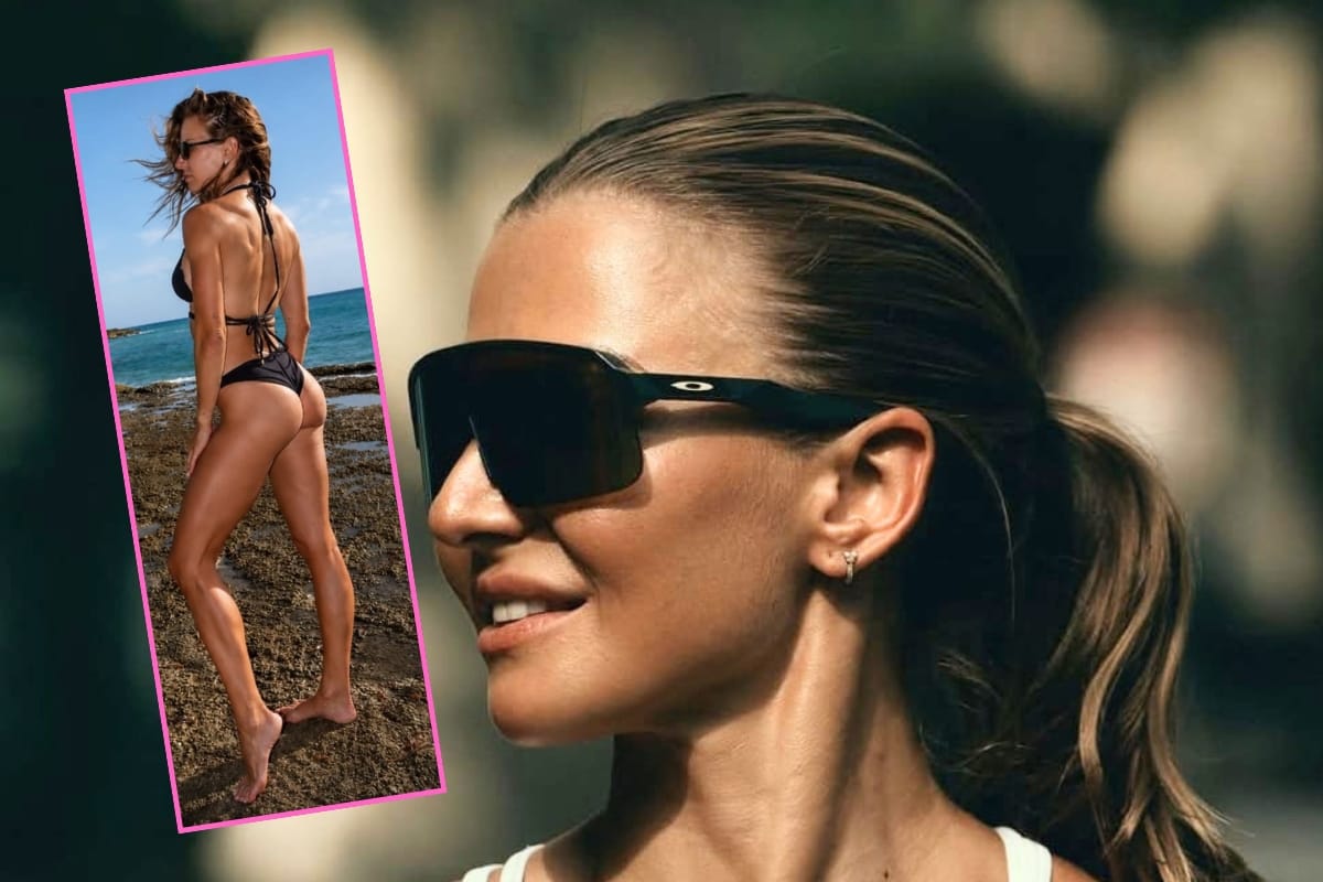 Anna Lewandowska pręży pośladki w skąpym bikini. W szczytnym celu