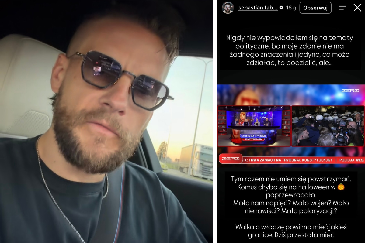 Sebastian Fabijański przerwał milczenie. Po nocy w Trybunale nie wytrzymał: „Komuś chyba się na Halloween w dyni poprzewracało”