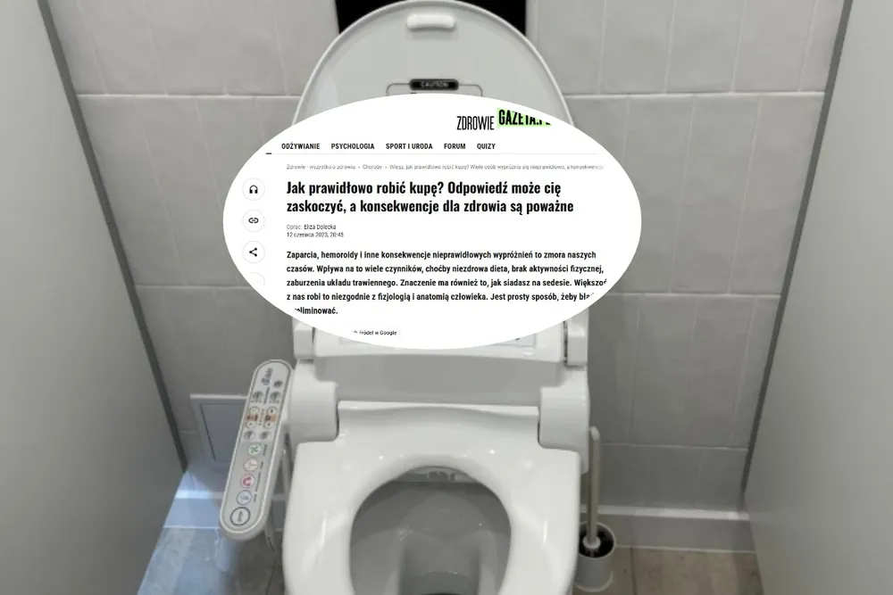 Jak prawidłowo robić kupę? Krajewski nie potrzebuje luksusowego sedesu