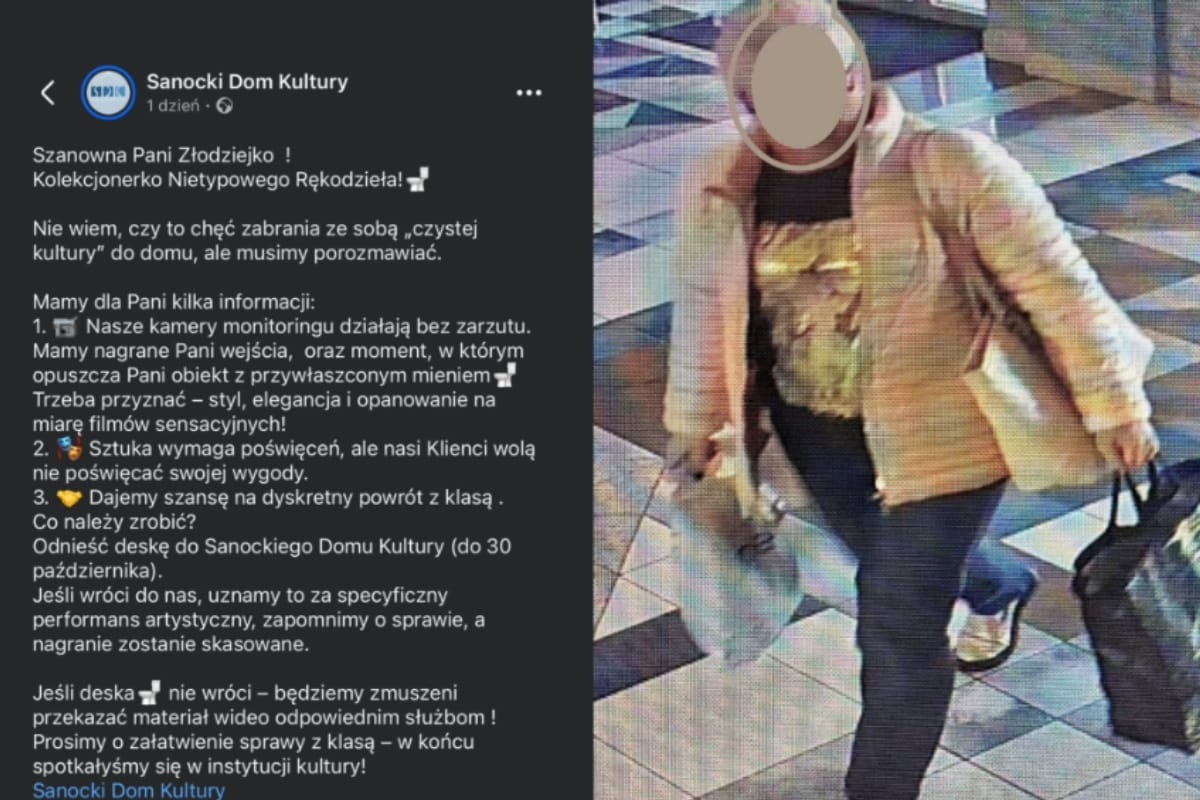 Nietypowa kradzież w Sanoku. Z toalety zniknęła deska sedesowa, a potem stało się to