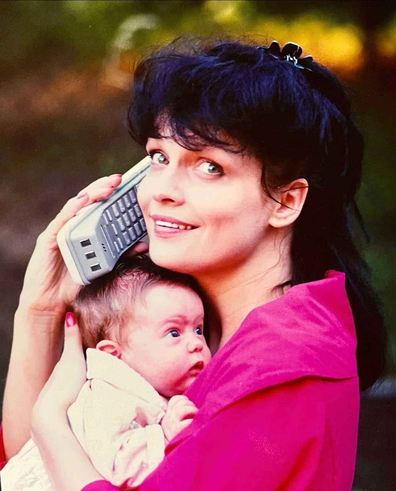 Adrianna Biedrzyńska z córką Michaliną