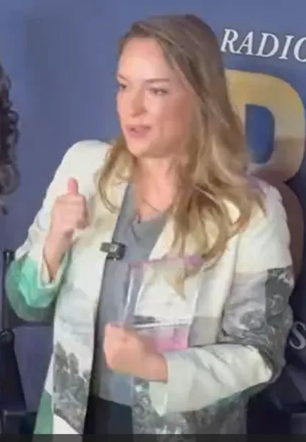 Alicja na spotaniu w Nowym Jorku