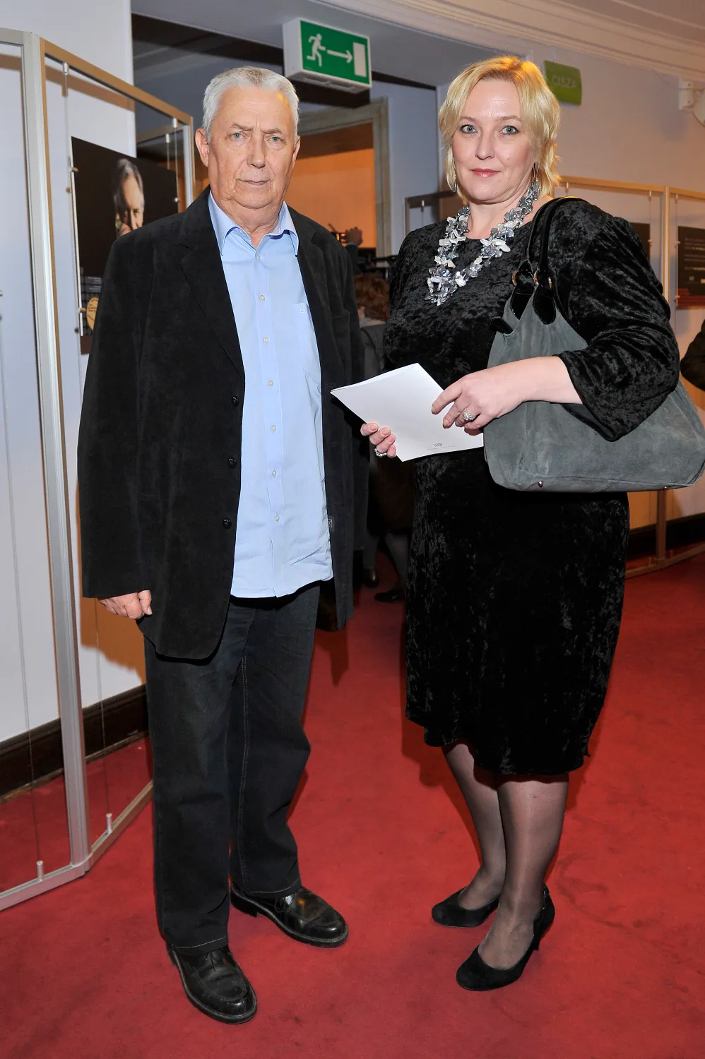 Wojciech Młynarski z partnerką