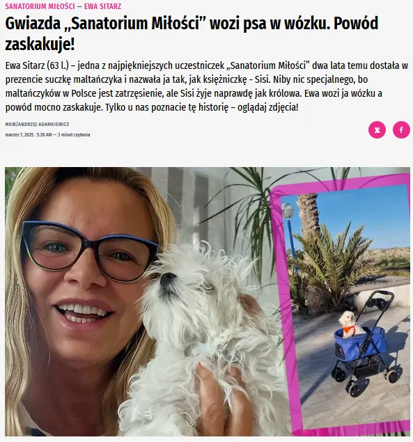 O Ewie i jej psie pisał BlaskOnline