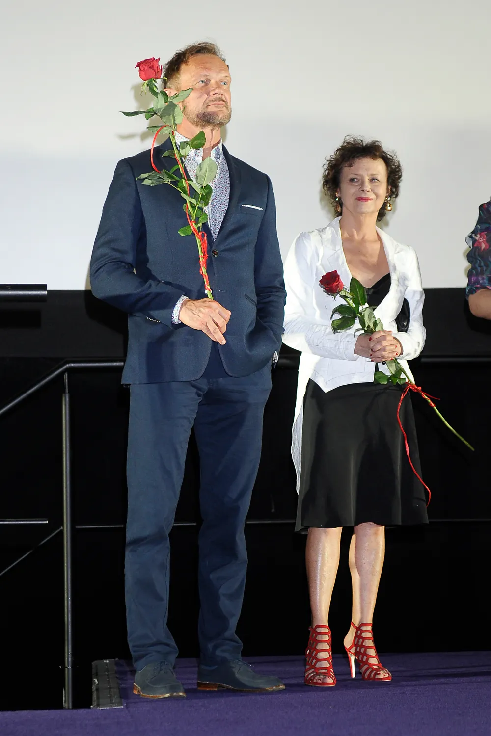 Cezary Pazura i Joanna Szczepkowska 
