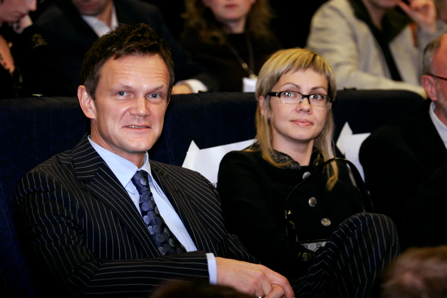 Weronika Marczuk i Cezary Pazura
