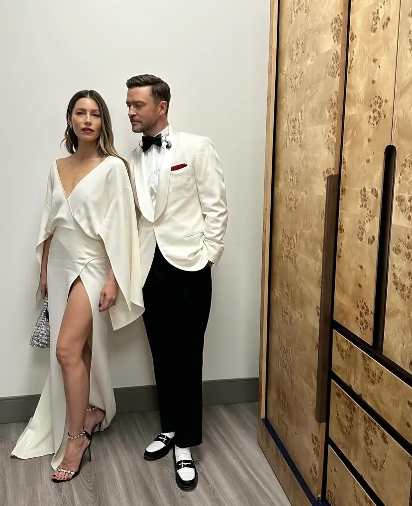 Justin Timberlake z żoną Jessicą Biel