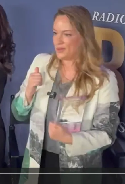 Alicja na spotaniu w Nowym Jorku