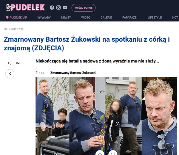 Żukowski stał się bohaterem portali