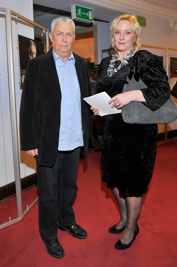 Wojciech Młynarski z partnerką
