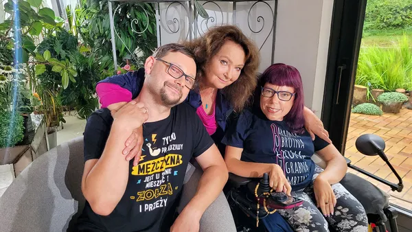 Anna Dymna i jej podopieczni