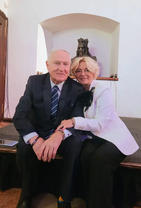 Gerard Makosz z żoną