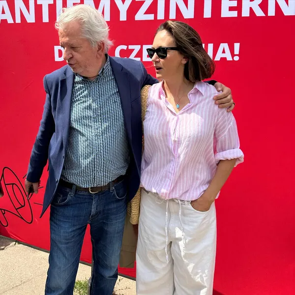 Juliusz Machulski i Ilona Ostrowska