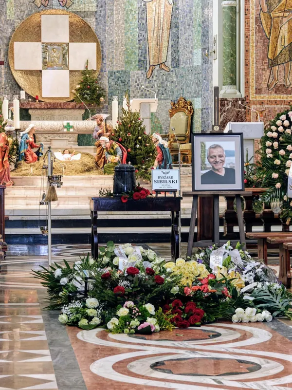 Pogrzeb męża Ewy Bem