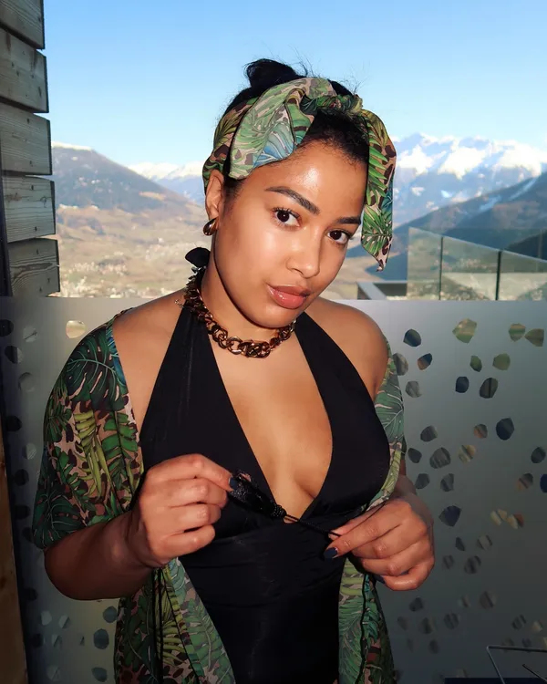 Patrycja Kazadi w Alpach