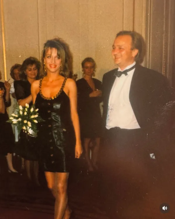 Mariola Bojarska-Ferenc z mężem